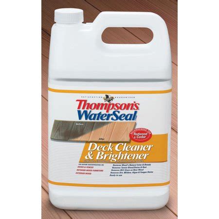 Thompsons Waterseal 87711 1 Gallon Deck Cleaner & Brightener - Walmart.com