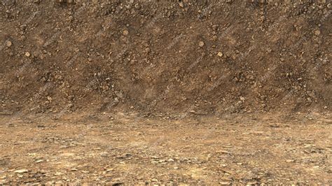 Premium Photo | Studio scene background of brown mud ground surface, brown mud dry with small rocks,