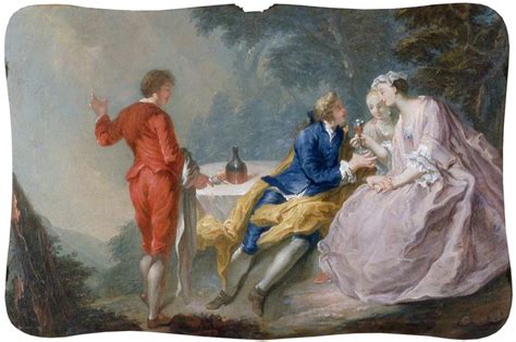 Fête galante: Conversation Piece by Antoine Watteau | USEUM