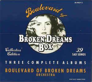 The Boulevard Of Broken Dreams Orchestra - Boulevard Of Broken Dreams Box - 39 Sad Songs (1996 ...