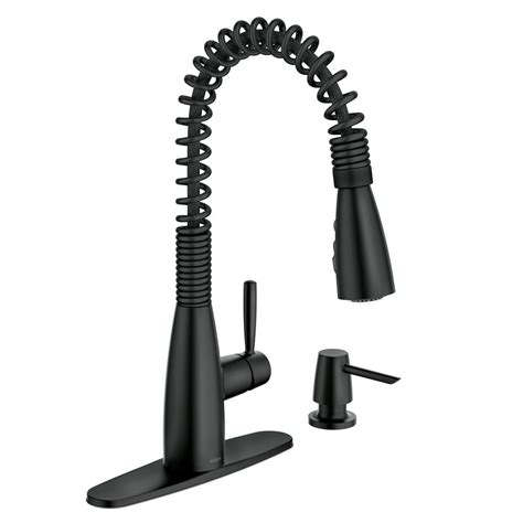 MOEN Springvale Single-Handle Pull-Down Sprayer Kitchen Faucet with ...