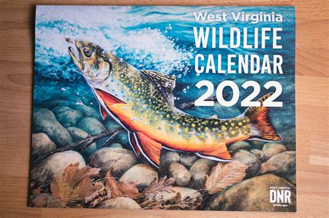 2022 WV Wildlife Calendar available to purchase