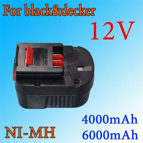 Аккумуляторная батарея NiMH Black Decker 12V 4000mAh 6000mAh подходит ...