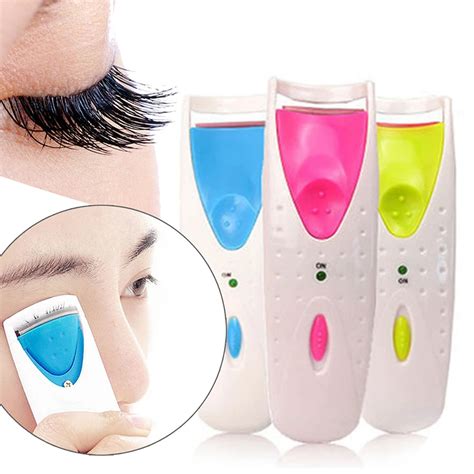 Electric Eye Lashes Curler Automatic Long Lasting Heated Eyelash Makeup Kit Curler Grip Pincel ...