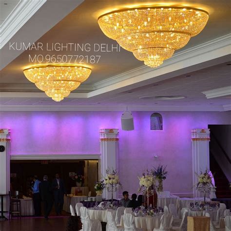 Banquet hall crystal chandelier at Rs 65250/piece | Crystal Chandelier in New Delhi | ID ...