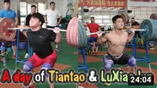 Lu Xiaojun & Tian Tao – A Day In The Life – Weightlifting House