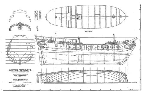 Sloop Privateer Oliver Cromwell 1777 ship model plans Best Ship Models