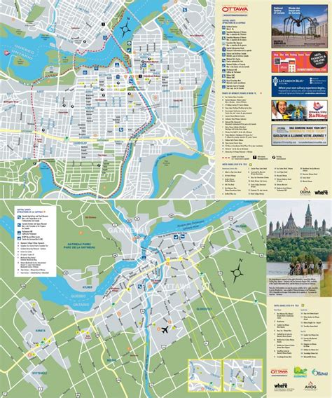 Ottawa Tourist Attractions Map - Printable Map Of Ottawa | Printable Maps