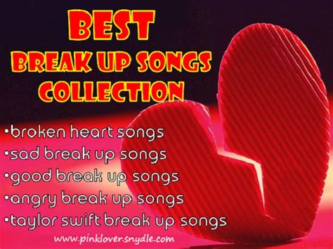 Best Break Up Songs – Pink Lover