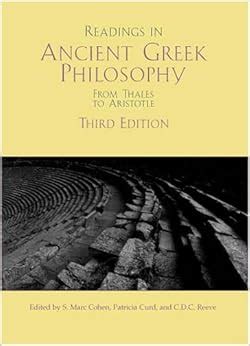 Amazon.com: Readings In Ancient Greek Philosophy: From Thales To ...