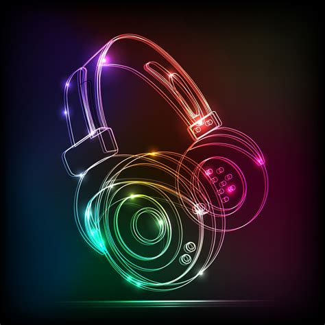 Cool Headphone | Headphone art, Imagens musicais, Simbolos musicais