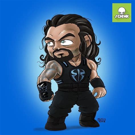 Roman Reigns Cartoon Drawing at PaintingValley.com | Explore collection ...