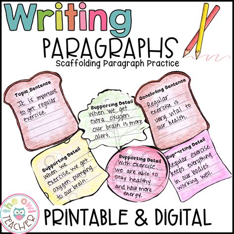 Paragraph Writing | How to Write a Paragraph | Printable & Digital (Google) - The Owl Teacher