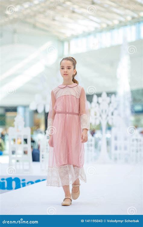 Kyiv, Ukraine March 03.2019. UKFW. Ukrainian Kids Fashion Day Editorial ...