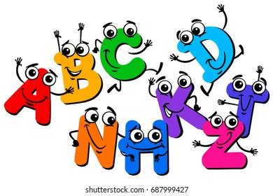 Dancing Alphabet Clipart