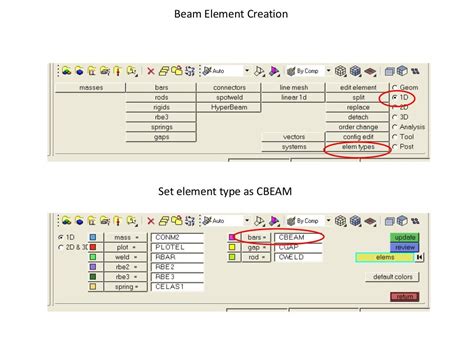 Cantilever Beam modal analysis using 1D elements in Nastran