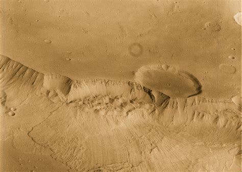 Landslide in Valles Marineris