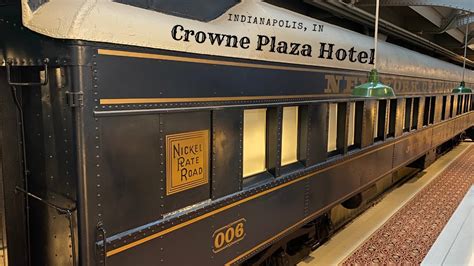 TRAIN car rooms??-Indianapolis Crowne Plaza Hotel and Resort - YouTube