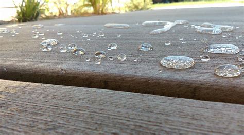 Super Hydrophobic Concrete Coating Example