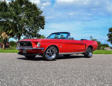 1968 Ford Mustang Convertible Red | NR Classic Car Collection Stuttgart