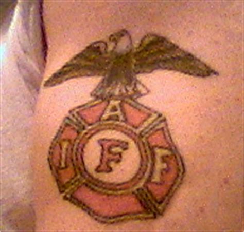 IAFF fire fighter tattoos