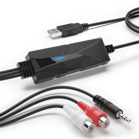 Buy DriverGeniusUSB Audio Capture Grabber - 3.5mm, R/L Stereo Inputs Compatible with PC & Mac ...