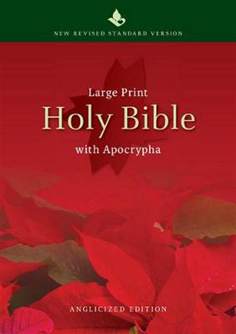 NRSV Large-Print Text Bible with Apocrypha, NR690:TA – Re-vived.com