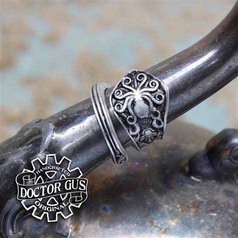 Octopus Ring Adjustable Wrap Style Handcrafted by Doctor - Etsy