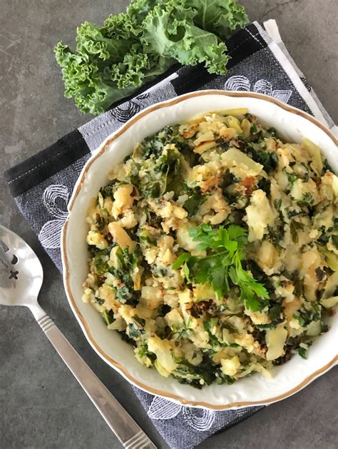 Vegan Kale and Cabbage Colcannon - The Vegan Atlas