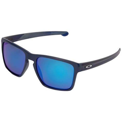 Oakley SLIVERXL-57AEROMATTENAVY-9341-22 Aero Flight Sunglasses Blue Frame Blue Lens