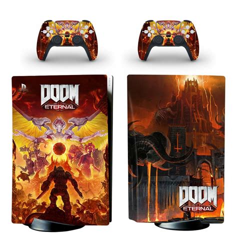 Doom Eternal Skin Sticker For PS5 Skin And Controllers - ConsoleSkins.co