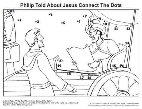 Philip and the Ethiopian Bible Activities on Sunday School Zone