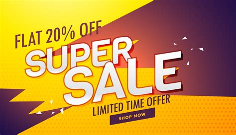 super sale offer and discount banner template for marketing and - Download Free Vector Art ...