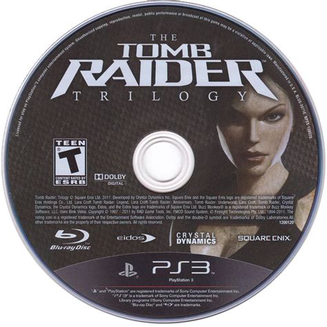 The Tomb Raider Trilogy (2011) PlayStation 3 box cover art - MobyGames