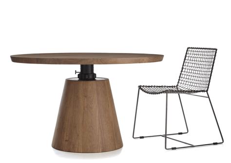 Revolve - Adjustable Height Dining / Cocktail Table - The Green Head ...
