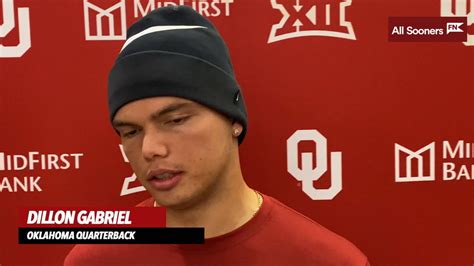 WATCH: Oklahoma QB Dillon Gabriel OSU Postgame - Sports Illustrated ...