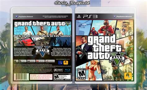 Grand Theft Auto V PlayStation 3 Box Art Cover by Chris_redfield