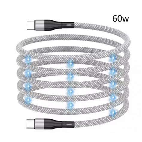 Magnetic Easy-manageable USB Type C Cable 1.5m - GEEKWILLS