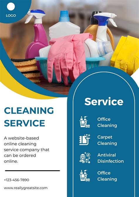 Free Psd Cleaning Service Concept Flyer Template - vrogue.co