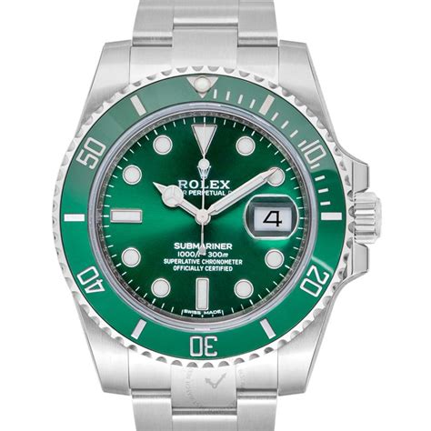 Submariner Steel Automatic Green Dial Men's Watch