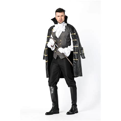 Free-Shipping-The-evil-spirit-the-castle-Halloween-men-costume-Black ...