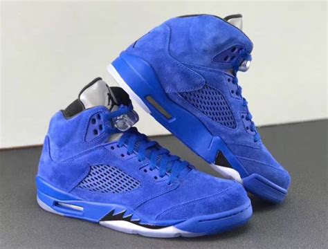 Air Jordan 5 Blue Suede 136027-401 Release Date - Sneaker Bar Detroit