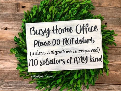 Busy home office sign Working from Home sign Home office | Etsy | Front ...