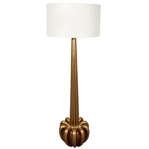 Stunning Gold Floor Lamp at 1stDibs