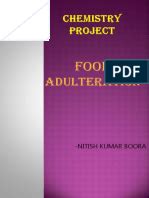 Investigatory Project On Food Adulteration - Class 12 Chemistry | PDF ...