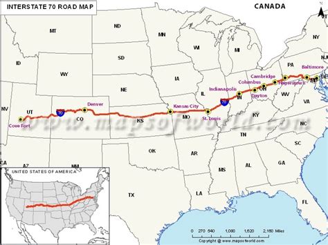 Semnak Lairam: I-70 le U.S Laimi