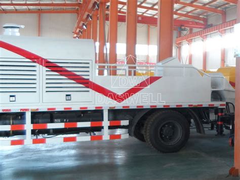 Concrete Line Pump Truck For Sale - Combine The Line Pump And Truck | DASWELL