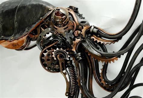 steampunktendencies: Steampunk Squidipus by Alan Williams metal artist | Steampunk octopus ...