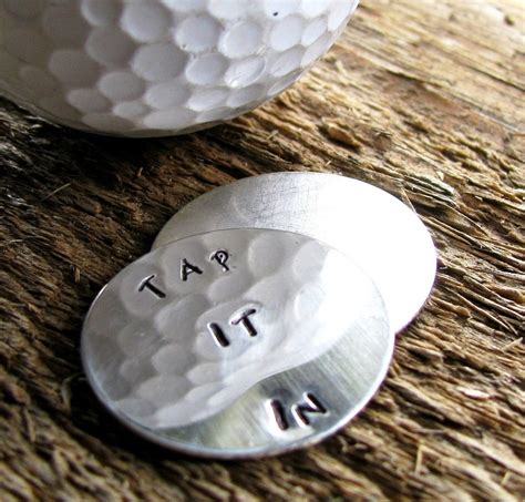 Personalized Golf Ball Markers Golf Ball Marker Sterling | Etsy