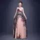 Chiffon Evening Dress Party Gown Floral Printed Short Evening Dress 2023 Robe De Soiree